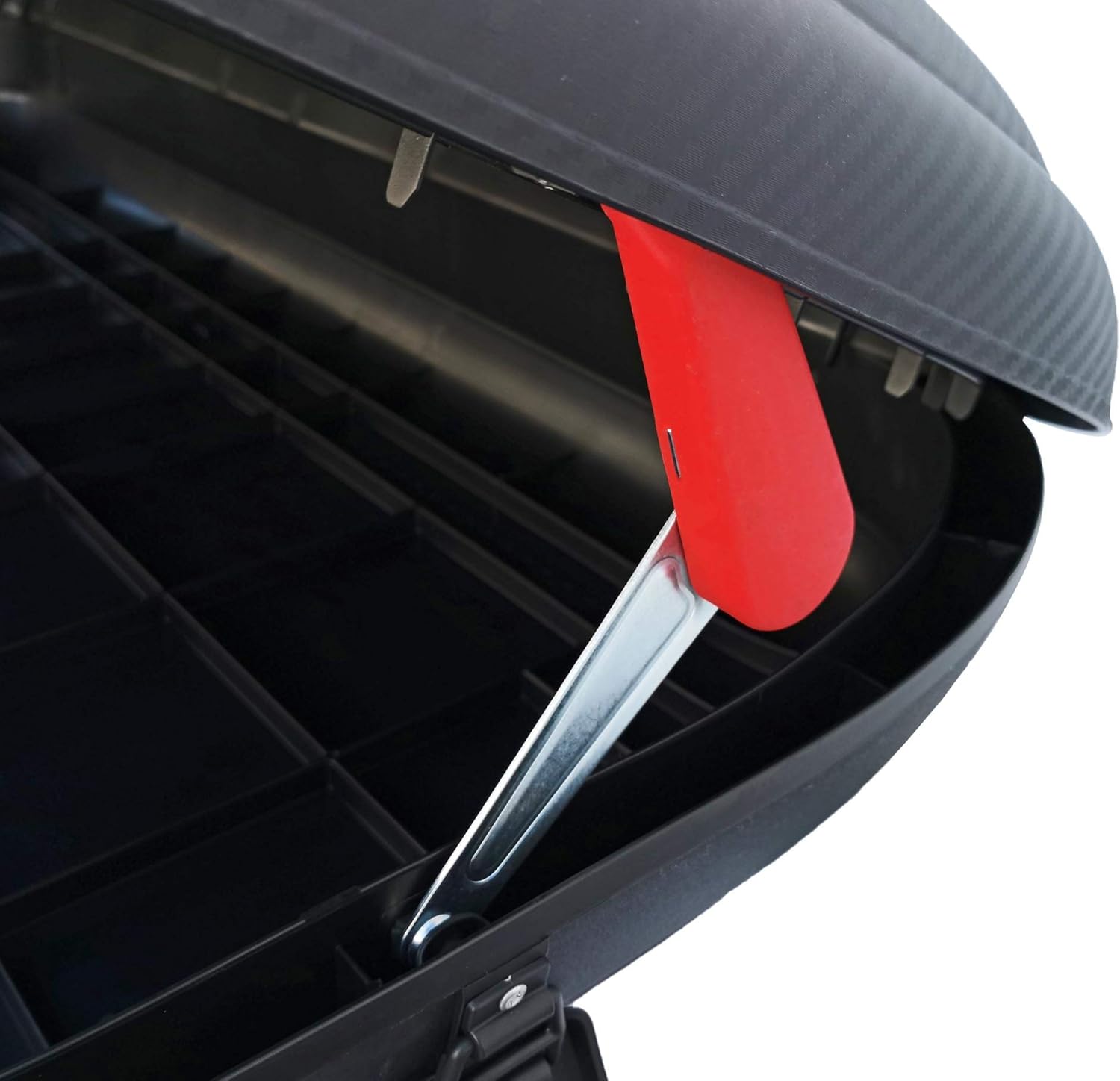 VDPBA320 Roof Box 320 Litres Black Carbon Look Lockable Transporting