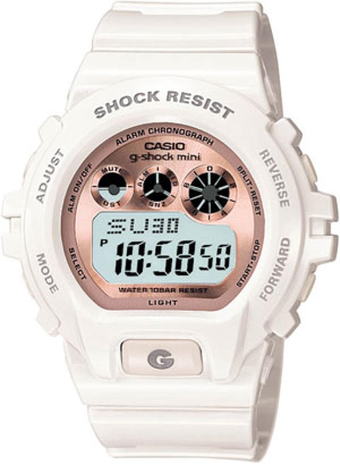Casio G-Shock Mini blanco x rosa x oro serie gmn-691 – 7BJF importación ...