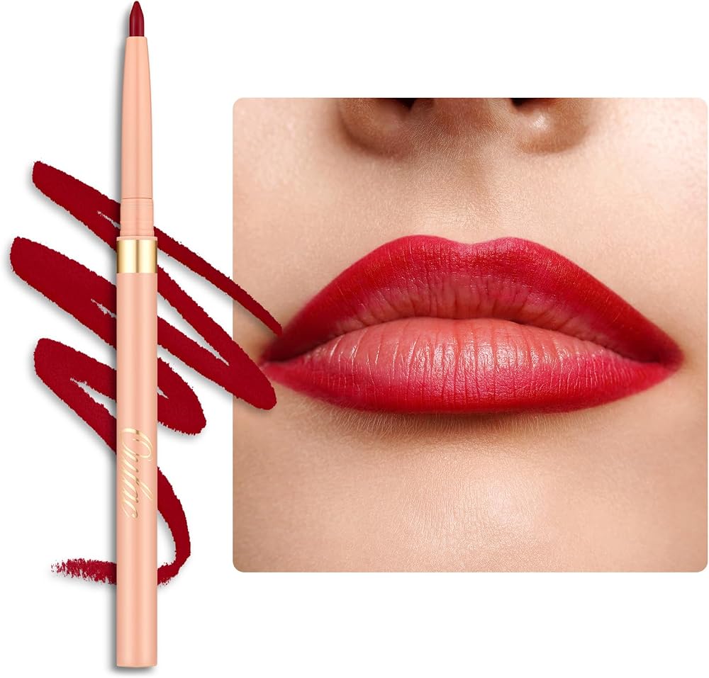Oulac Matte Red Lip Liner Waterproof 24H Vegan Cruelty Free 07 Cherry