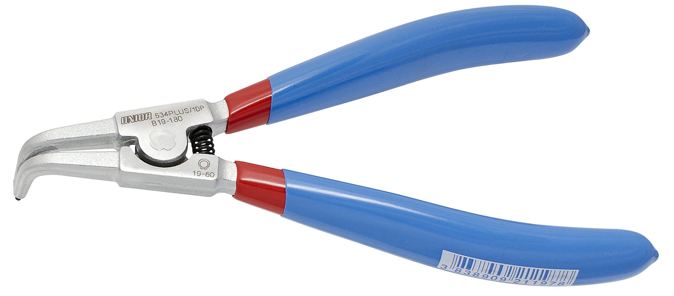 External Lock Rings Pliers, Bent 140 (3-10mm) 534PLUS/1DP