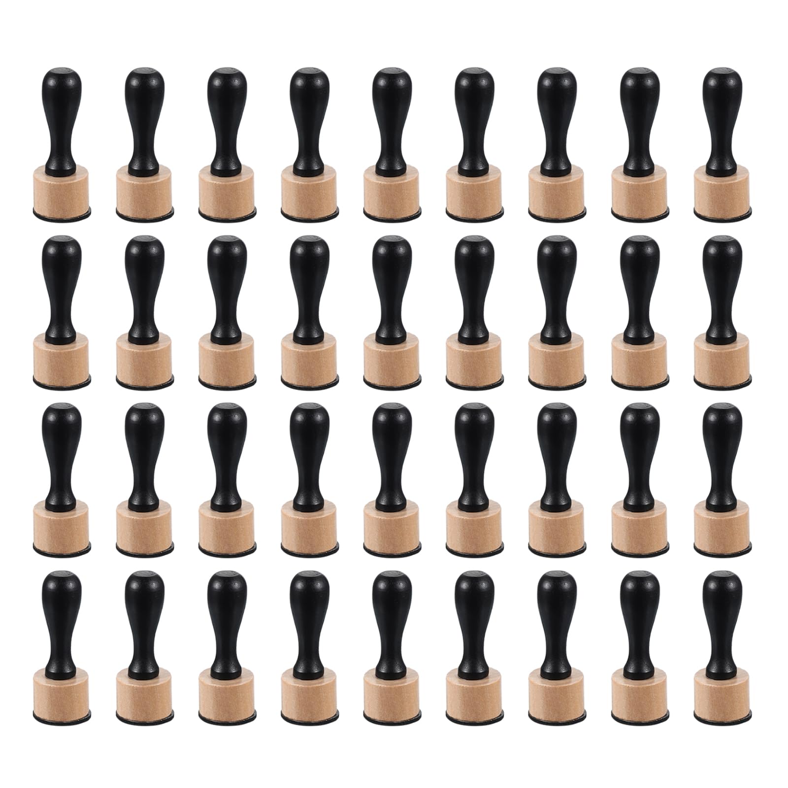 PATIKIL Ink Blending Tool, 36 Pcs Ink Mixing Blending Tool with Round Foam Refills for Blending Scrapbooking Painting Drawing Craft Art Tools, Black