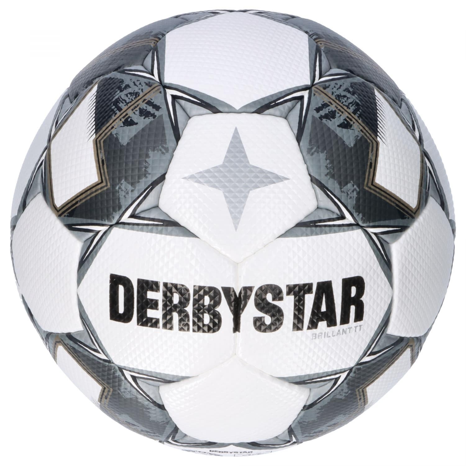 Derbystar Unisex-Adult Brillant Tt V24 Football Balls White Silver 68-69