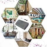 BUZIFU Fiberglass Window Screen Mesh 1.2x2.5m Insect Fly Wire Mosquito Net Grey view 8