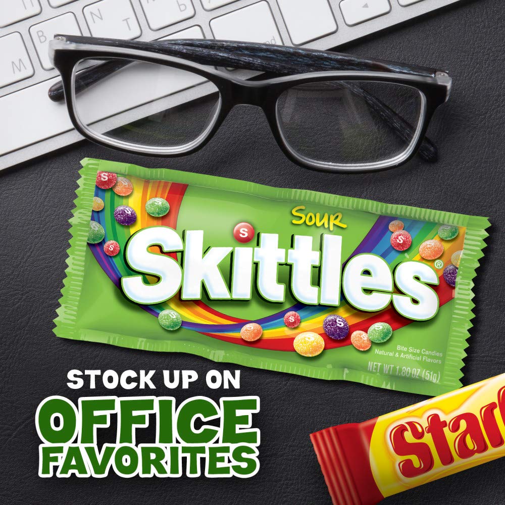 SKITTLES & STARBURST Candy Full Size Variety Mix 62.79-Ounce 30-Count Box : Grocery & Gourmet Food