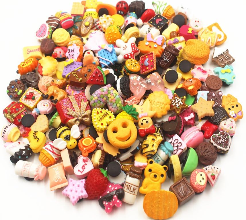 50 Pcs 3D Random Resin Cute Shoe Charms For Croc Shoes & Bracelet Wristband Kids Gifts Party Birthday