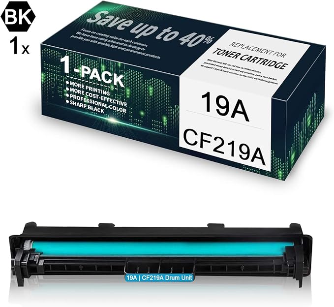 1Pack Black 19A CF219A Drum Unit Compatible for Drum