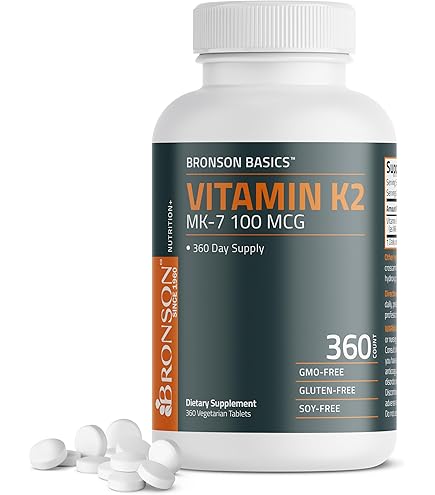 Amazon.com: Bronson Vitamin K2 MK-7 200mcg Extra Strength, 250