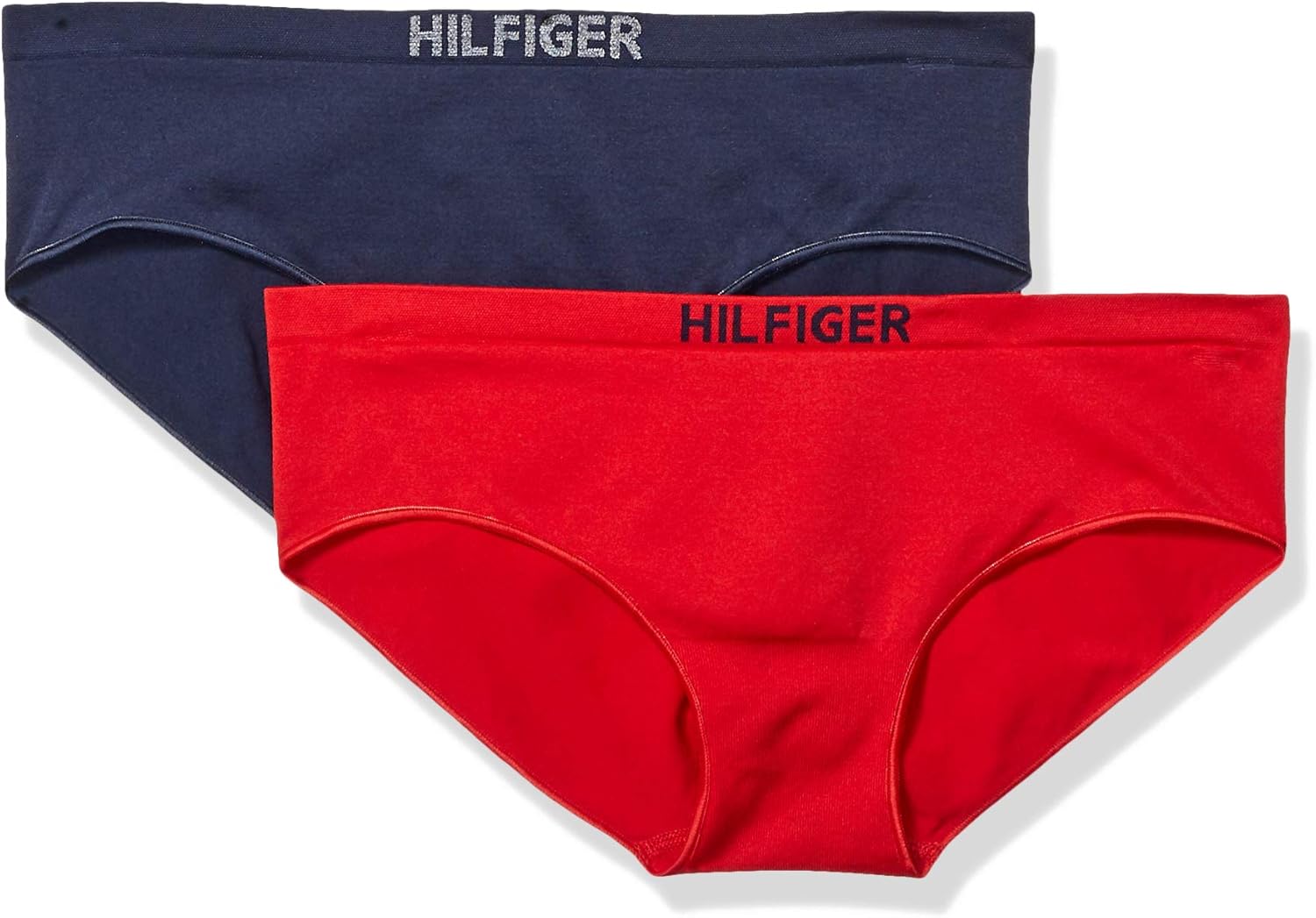 Tommy Hilfiger Women's Seamless Hipster Underwear Panty, 2 Pack at Amazon Women’s Clothing store