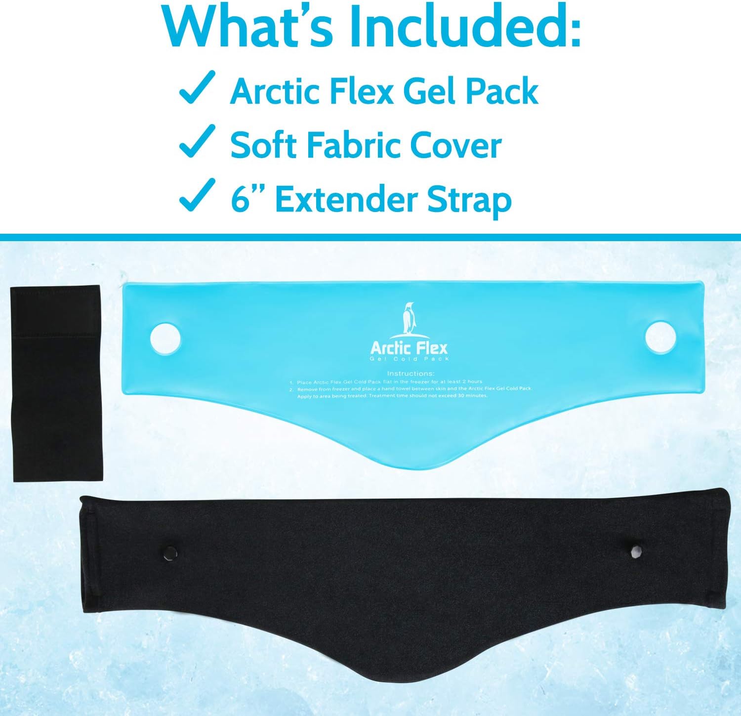 Arctic Flex Migraine Relief Ice Pack - Hat for Headaches - Flexible Cold and Hot Gel Wrap Eye Mask for Injuries to Head, Neck, Shoulder Tension Pain - Freeze, Heat Therapy - Kid, Men, Women - Reusable: Health & Personal Care