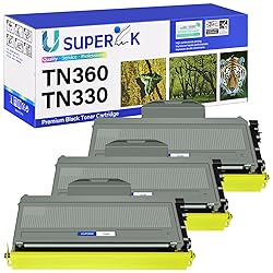 USUPERINK 3 Pack High Yield Compatible Black Toner
