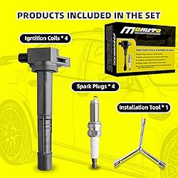 MOAUTO Set of 4 Ignition Coils Pack UF602