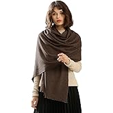 NUOHEMULE Cashmere Shawl Wraps for Women, Pashmina for Women Travel Wrap Cashmere Scarf for All-Season, Merino Wool Blanket