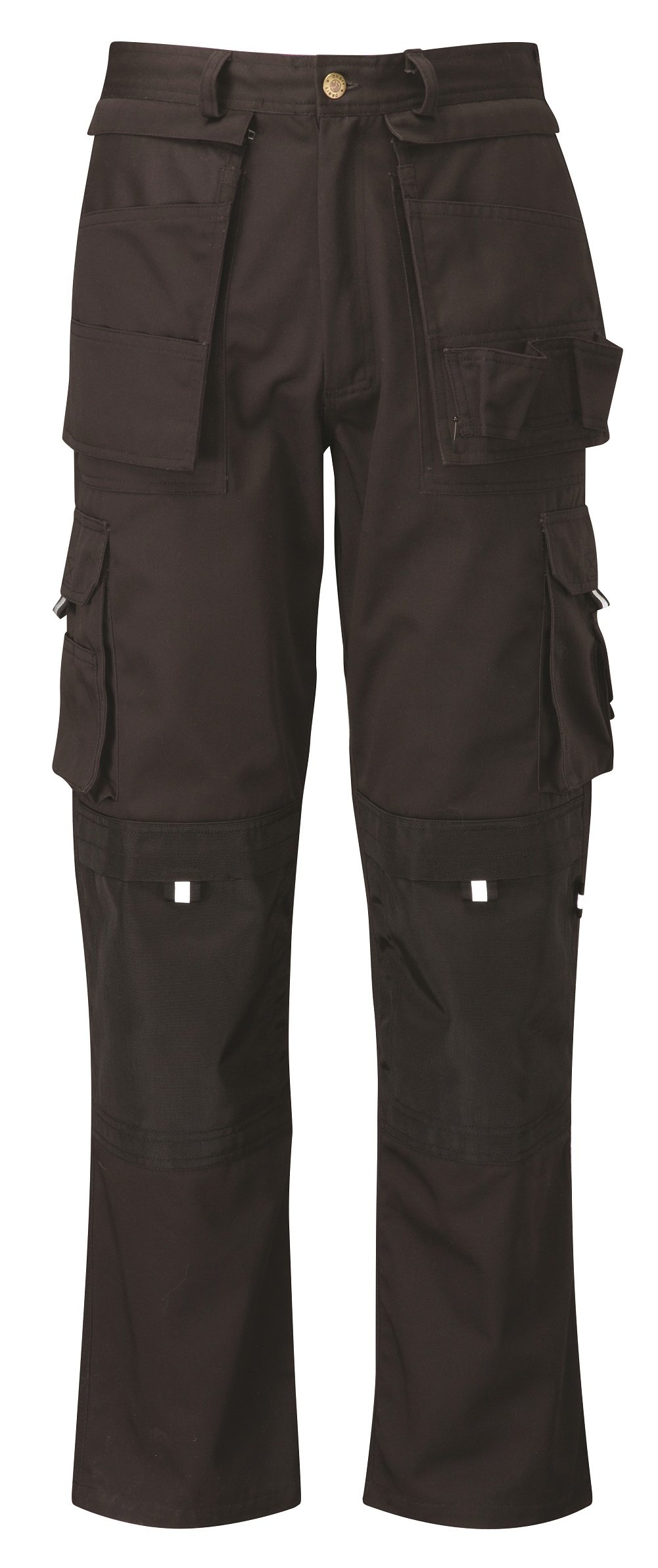 Black Knight PC300AVCTL Pro-Trouser Heavy Weight Size 46 Work Trousers Tall Leg - Black