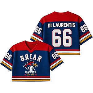 MLUTJINOO Off Campus Merch Short Sleeve Cropped Hockey Jersey Shirt Graham 44 & Logan 22 Tucker 46 & Di Laurentis 66 Shirts