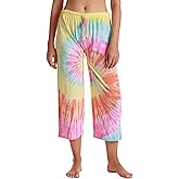 Just Love Women Tie Dye Pajama Capri Pants