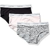 Calvin Klein Kids Girls' Modern Cotton Hipster Underwear 3-Pack