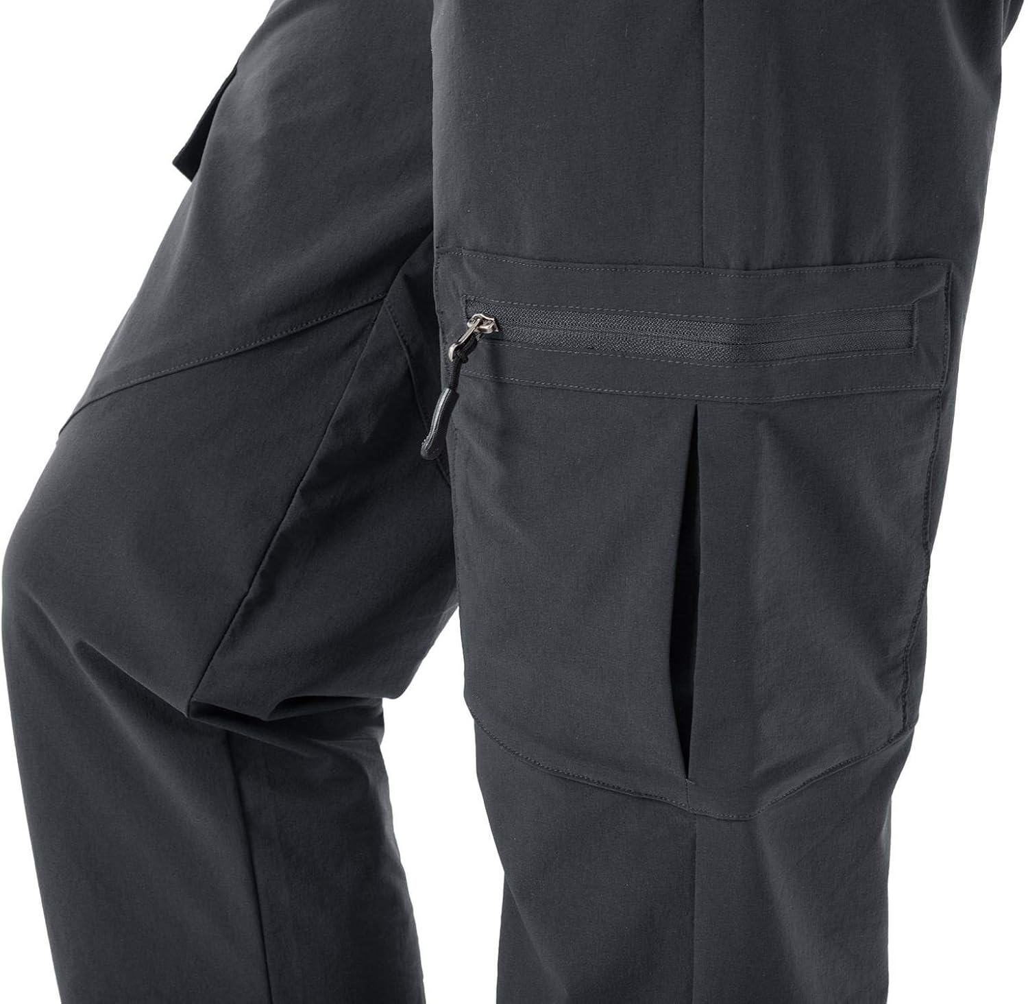 Rdruko Women's Hiking Pants Water-Resistant Quick Dry UPF 50 Travel Camping Work Pants Zipper Pockets: Clothing