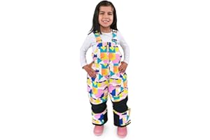JAN & JUL Toasty-Dry Waterproof Insulated Snow Bib Pants for Kids