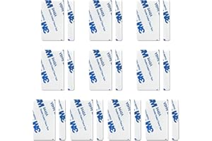 SECOPIN Adhesive Replacement Tape Compatible for GE Personal Security Window and Door Alarm, Double Sided Adhesive Pads(10 Sensor and 10 Magnet Replace Pads)