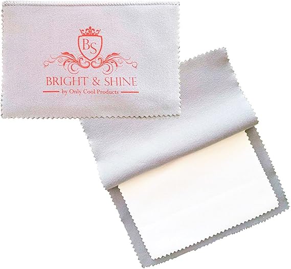 3Pack Silver Jewelry Polishing Cloth Metal Polishing Cloth Best Metal