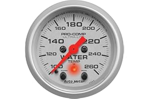 Auto Meter 4354 Ultra-Lite Electric Water Temperature Gauge