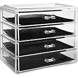 Osco A3276 - Organizador con 3 cajones, acrílico: Amazon.es: Oficina y papelería