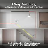BG Electrical Intelligent Triple Wall Dimmer Switch 2 Way Polished Chrome 200W view 8