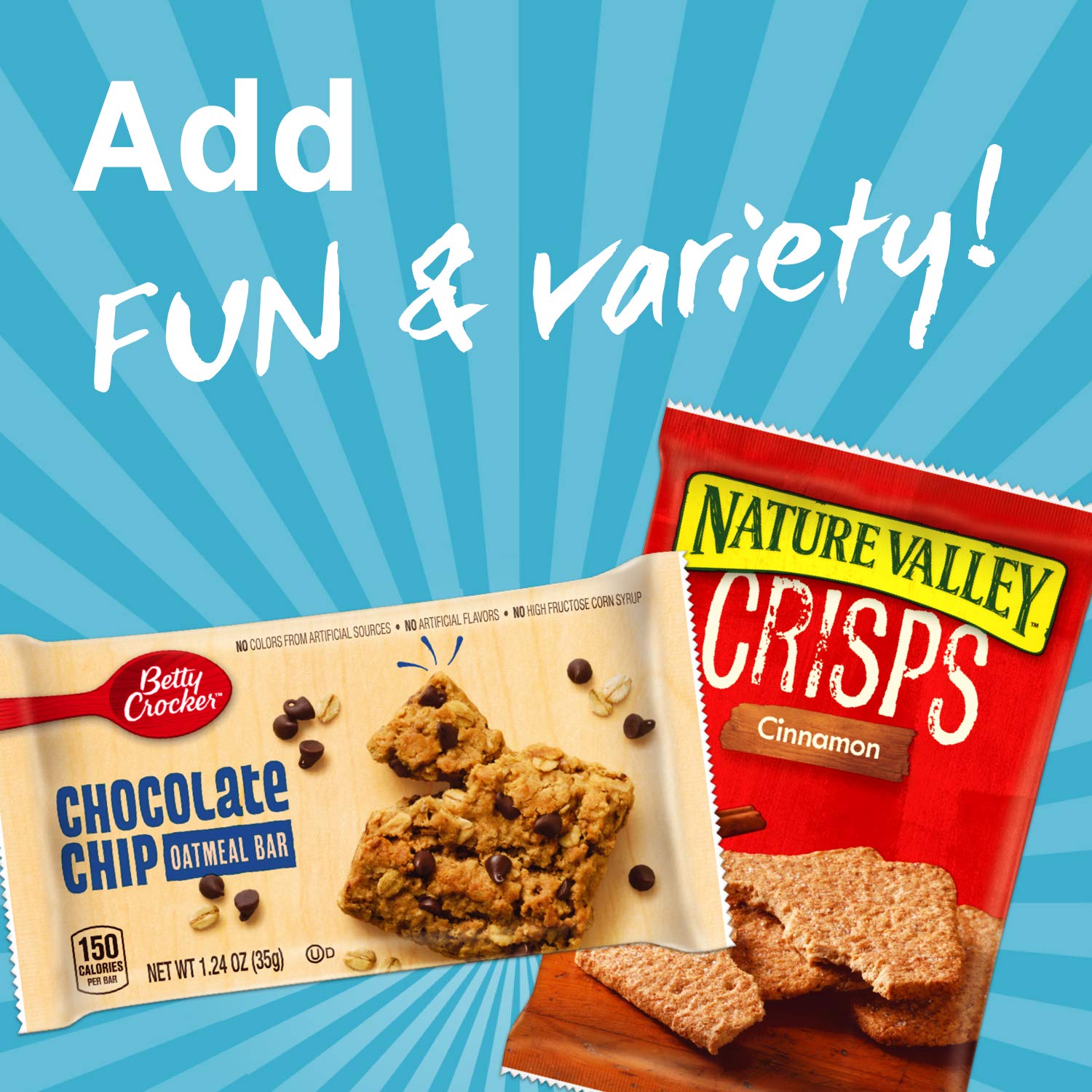 Betty Crocker Oatmeal Bar, Butterscotch, 144 Count Butterscotch