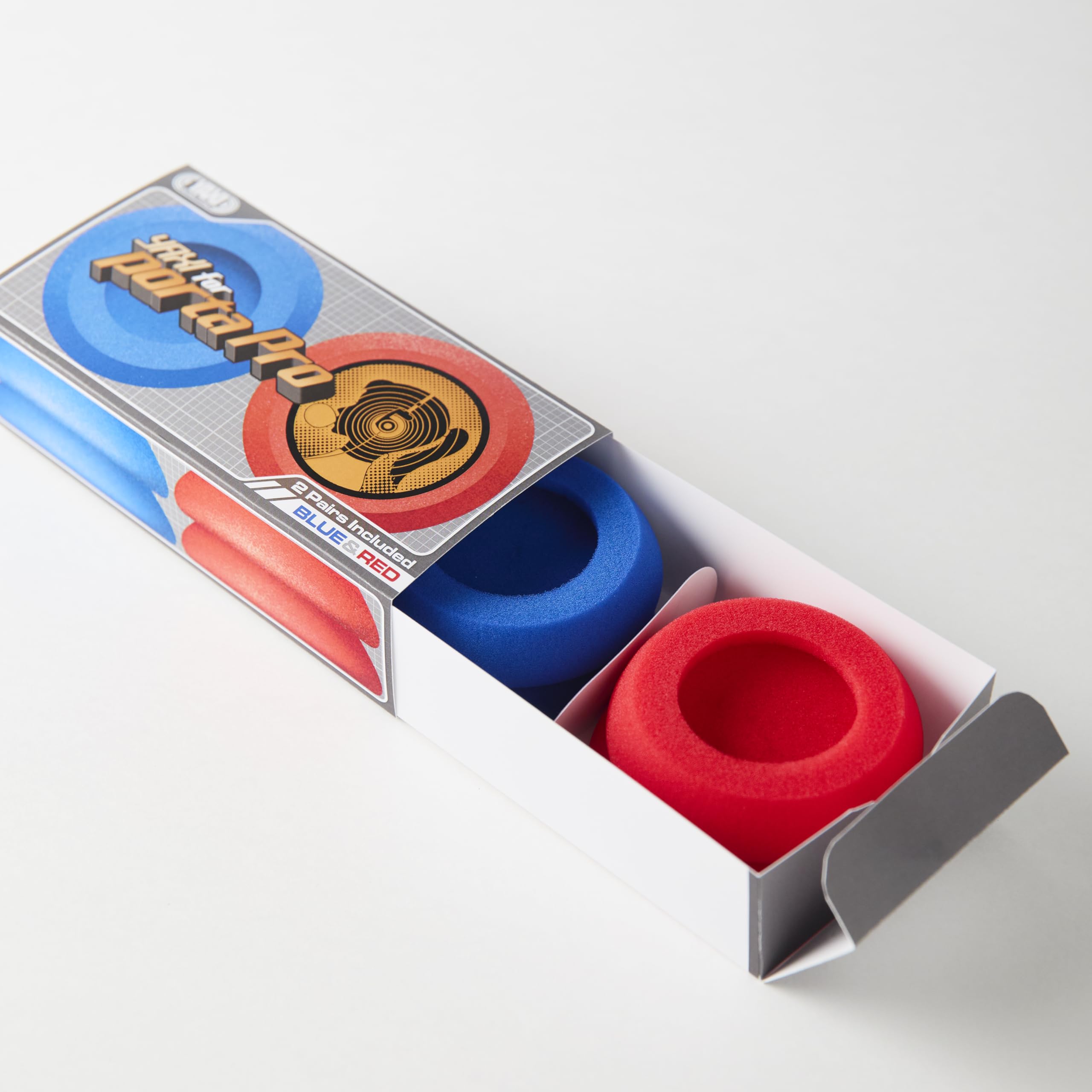 YAXI EARPADS for Koss PORTAPRO (Red+Blue) — image 1