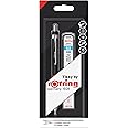 rOtring Tikky Mechanical Pencil Set, HB 0.5 mm, Black Barrel, Includes 12 Leads and Eraser