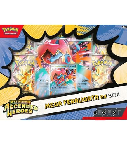 Amazon.com: Pokemon TCG: Mega Evolution - Ascended Heroes Mega