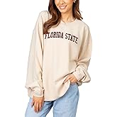 Chicka-d Women's Corded Crew, Natural, Medium