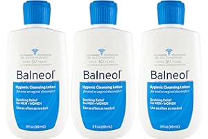 Balneol Hygienic Cleansing Lotion for Women and Men, Soothing Relief to Help With Pain Relief, Itch Relief, and Discomfort for Sensitive Areas, Made in USA - 3 Pack, 3 oz