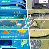Peradix Sprinklers Pad 170cm Splash Pad Water Play Mat Garden Outdoor view 8