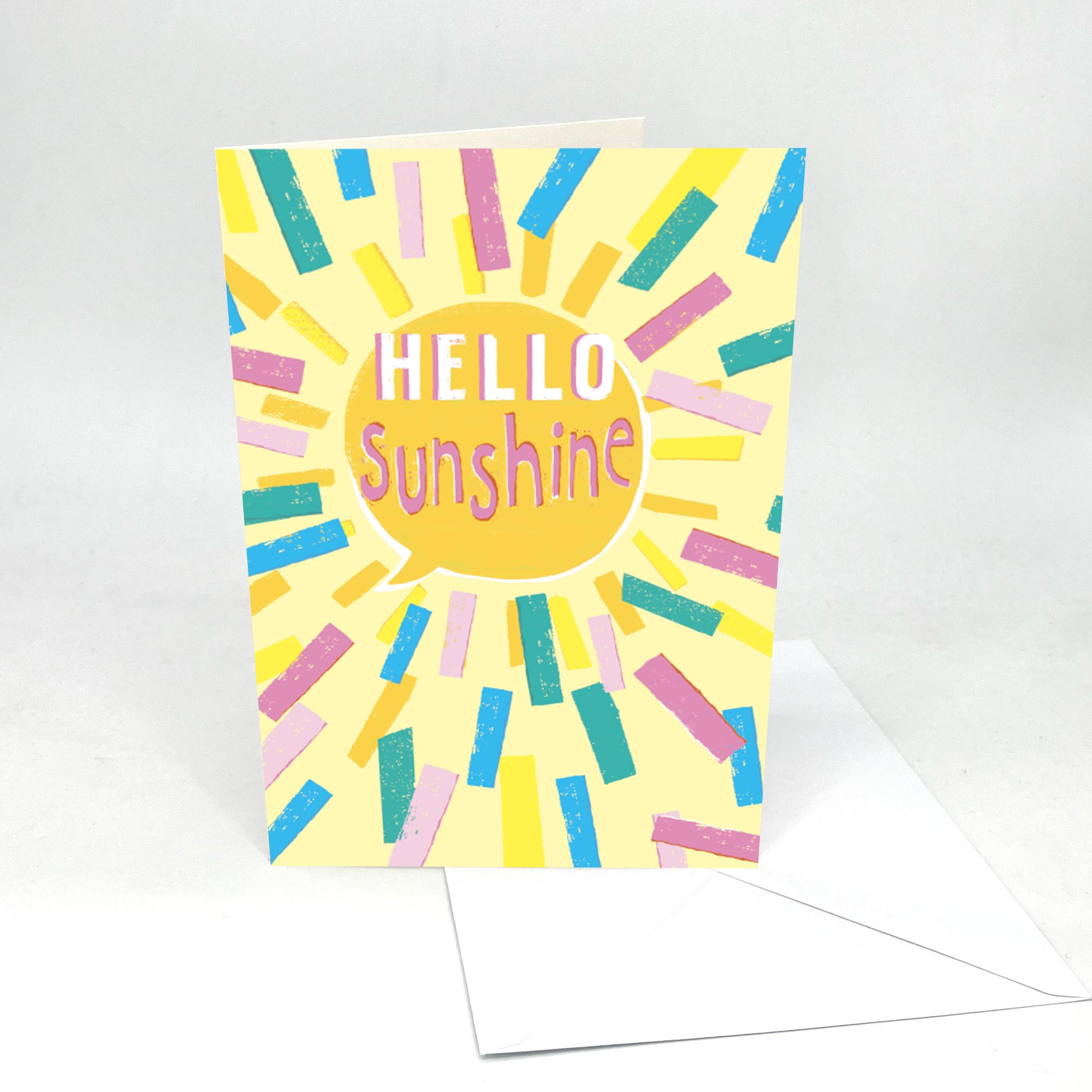 Recordable A5 Audio Cards. Hello Sunshine Cover - AS2217. 30 second audio. Pulley activated. Immediate dispatch