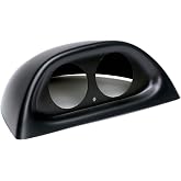 Auto Meter 10001 Gauge Works Dual Gauge Dash Pod, Black