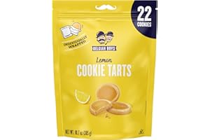 Belgian Boys Lemon Cookie Tarts, Shortbread Butter Cookies, Individually Wrapped, Non-GMO, No Preservatives (22 Tarts per Pouch)