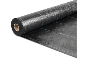 TOPHOUSE 3ft x 180 ft Landscape Fabric Heavy Duty Weed Barrier for Vegetable Garden Weed Cloth