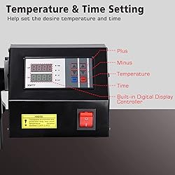 Yescom 5 1/2" x 3" Desktop Iron Cap Heat Press
