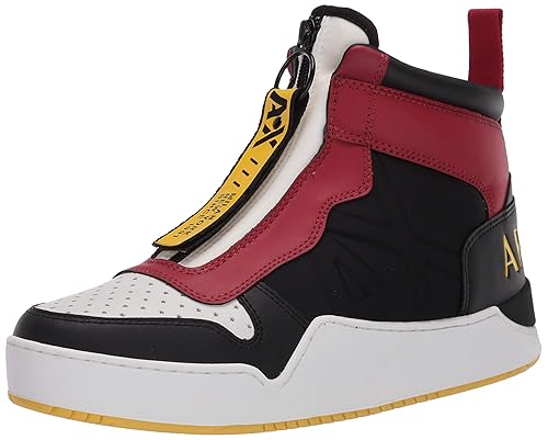 mens zip up high top sneakers