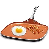 Gotham Steel Nonstick Pan – 10.5” Griddle Perfect for making Eggs, Pancakes, Bacon and More – Coated with Ceramic and Titaniu