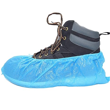 100 Simply Direct Einweg-Schuhüberzüge / Überschuhe. Boden, Teppich, Schuhschützer CPE 2,5g x 100. Geprägt. Leicht Bis Mittel