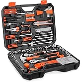 248-Piece Tool Set - General Household Hand Tool Kit with Plastic Toolbox Storage Case for Men, Home Repair, DIY Projects