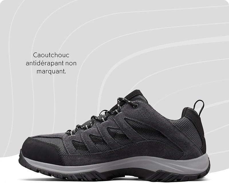 Crestwood Chaussures Basses De Randonnée Et Trekking Homme, Noir (Shark x Columbia Grey), 42 EU