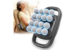 16 Head Massage Gun, Deep Tissue Percussion Massager with 99 Intensity Levels for Neck, Back, Shoulders, Legs Pain Relief & R