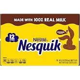 Nesquik Lowfat Chocolate Milk, 8 Fl Oz, 12 Pack | Ready to drink chocolate lowfat milk; 12 x 8 fl oz bottles