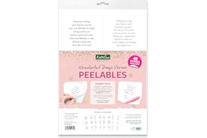 Katy Sue Designs Wonderful Days Peelables Stickers for Card Making. 48 Peelable Verses & Sentiments/Peel Offs for Card Making Supplies, Card Making Accessories, & Card Making Embellishments