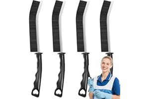 WDRIGE 4Pcs Crevice Cleaning Brushes for Household Use, Grout Cleaner Brush, Hard Bristle Groove, Gap Cleaning Tool, Suitable for Areas Usually Difficult to Reach