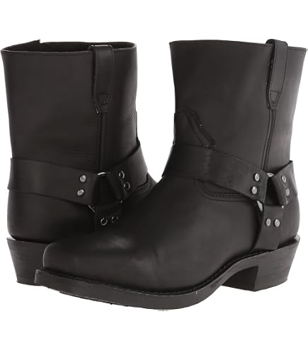 Amazon.com | Dingo Mens Black Bart Pull On Square Toe Casual  display picture 3