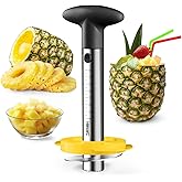ZAFNAH Pineapple Corer and Slicer Tool, Pineapple Cutter and Corer, Stainless Steel Pineapple Peeler, Easy Pineapple core rem